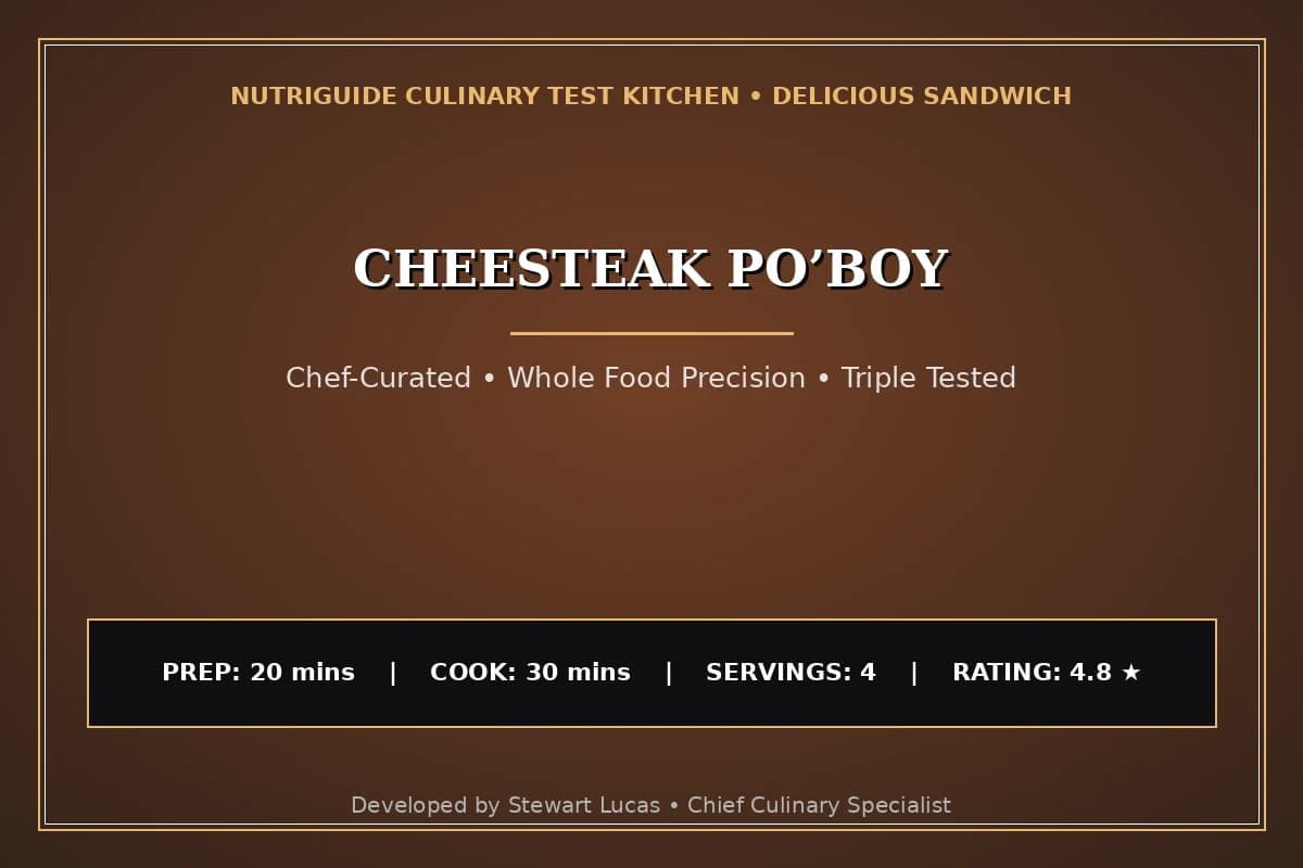 Cheesteak Po’Boy