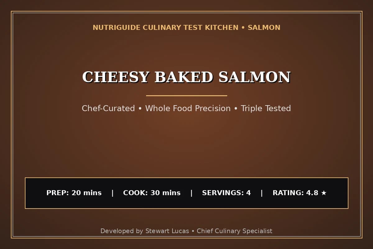 Cheesy Baked Salmon