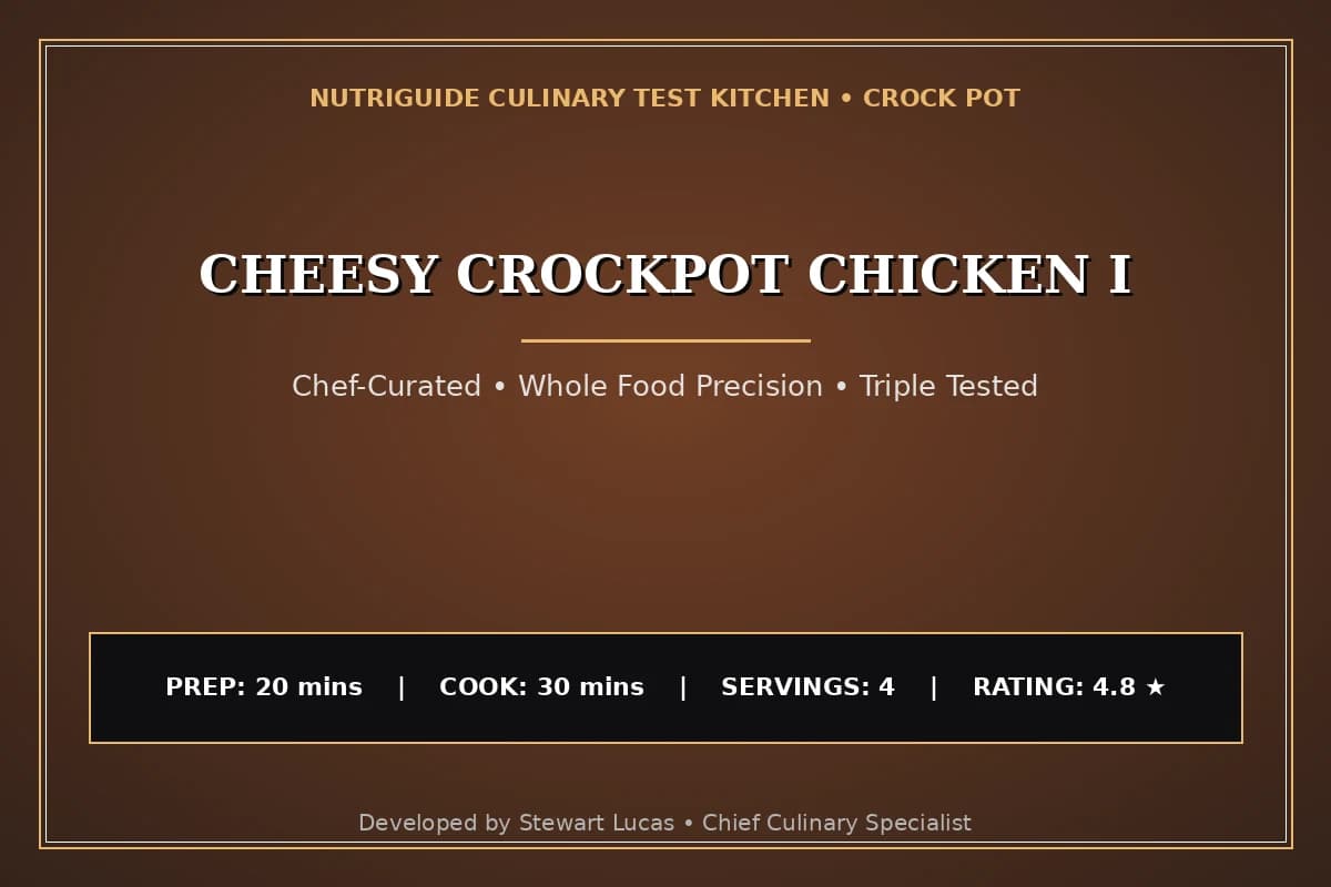 Cheesy Crockpot Chicken I