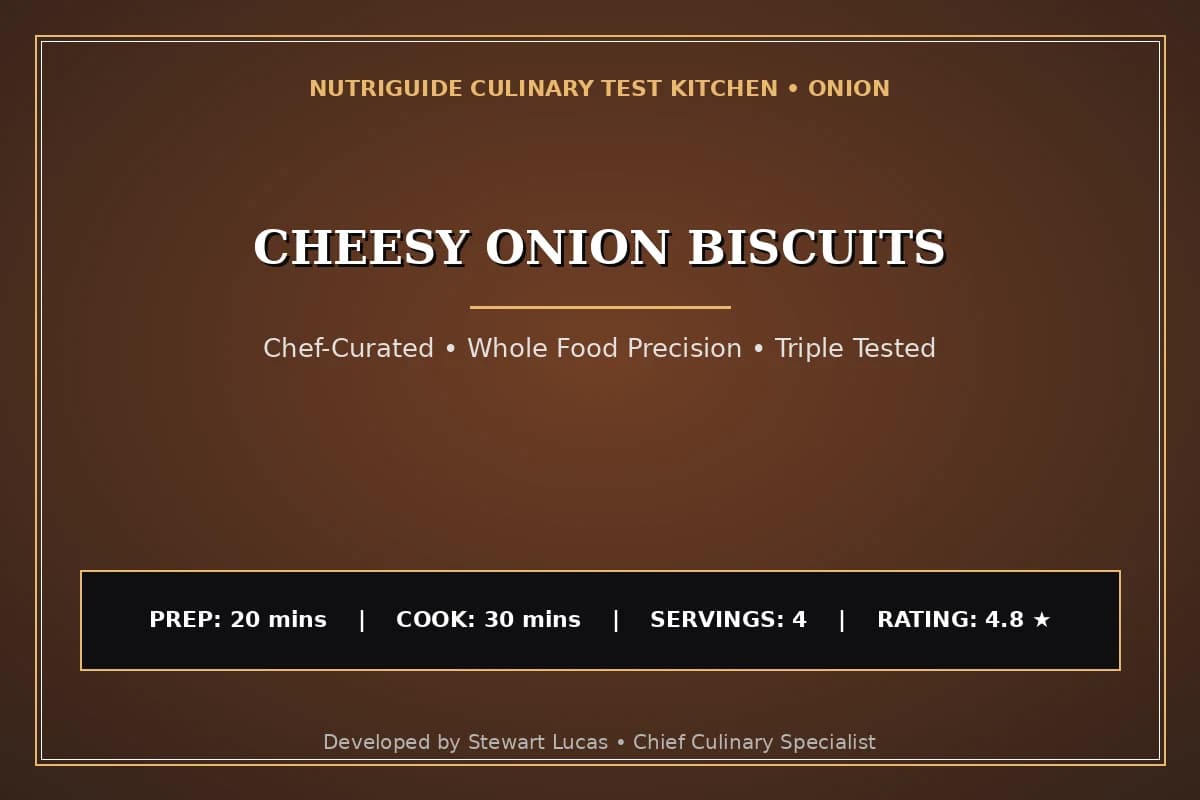 Cheesy Onion Biscuits