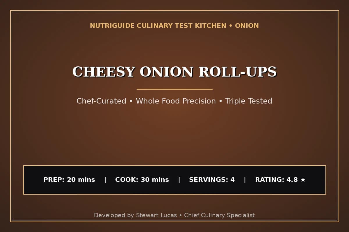 Cheesy Onion Roll-Ups