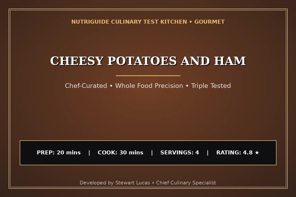 Cheesy Potatoes And Ham