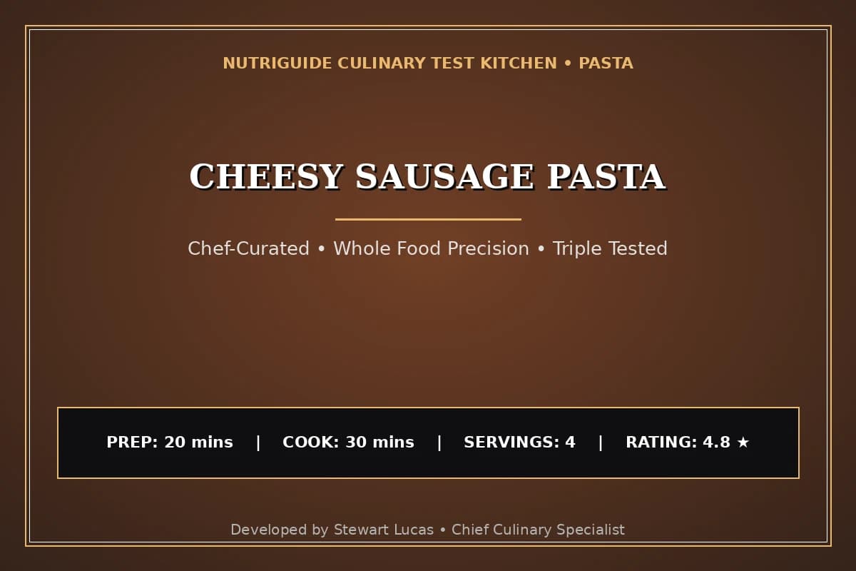 Cheesy Sausage Pasta