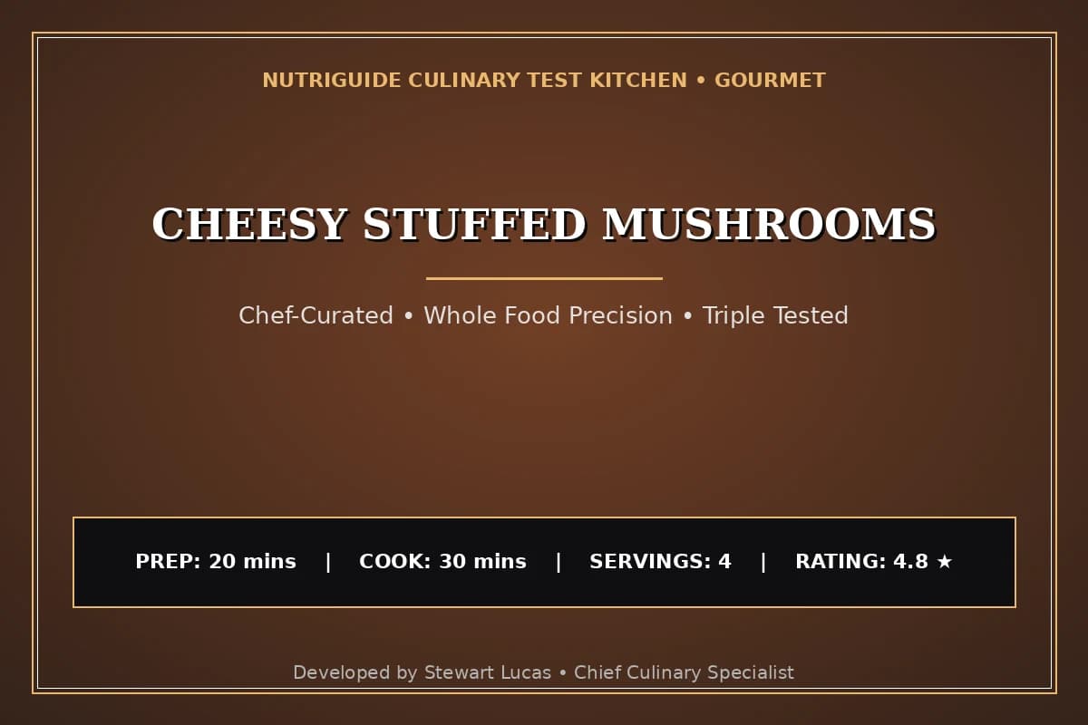 Cheesy Stuffed Mushrooms