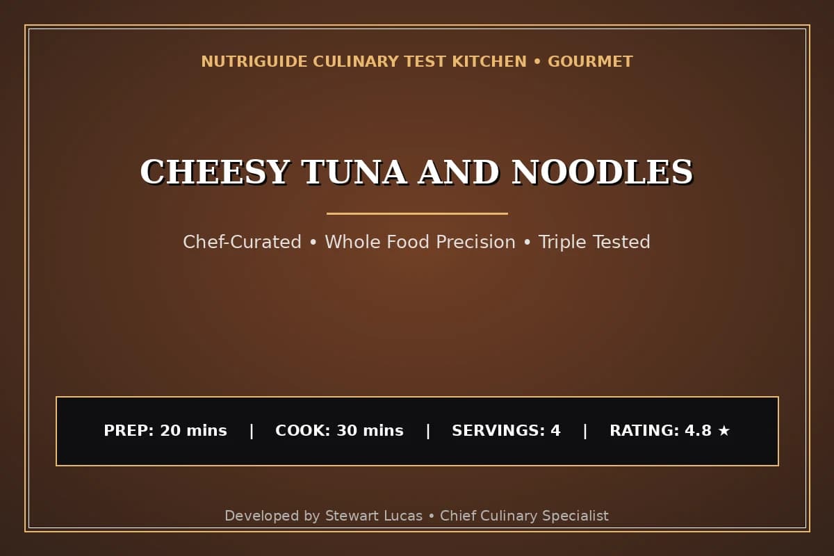 Cheesy Tuna And Noodles