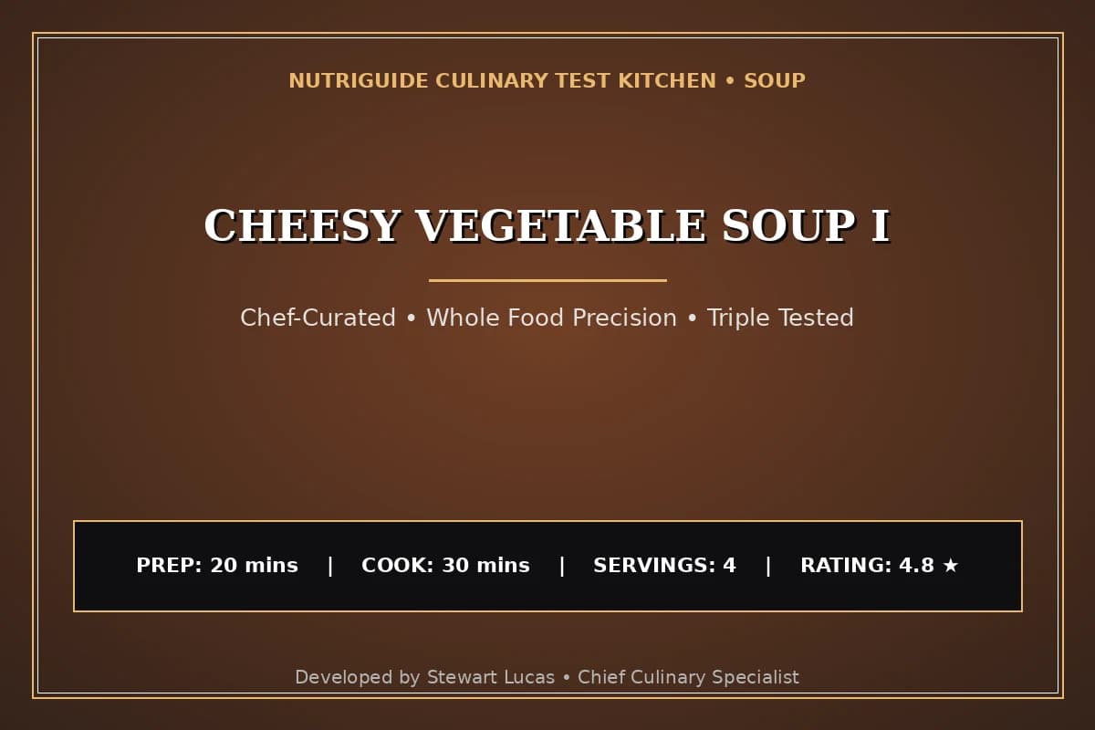 Cheesy Vegetable Soup I