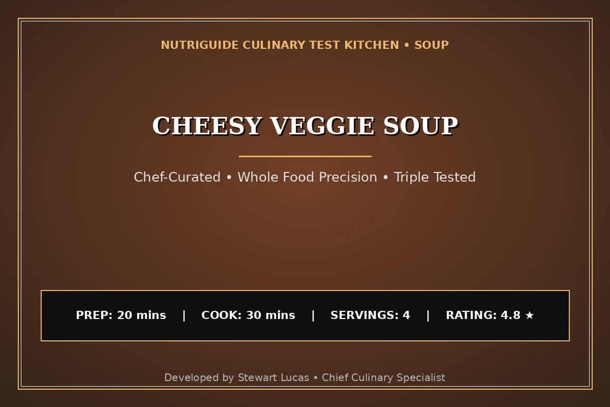 Cheesy Veggie Soup