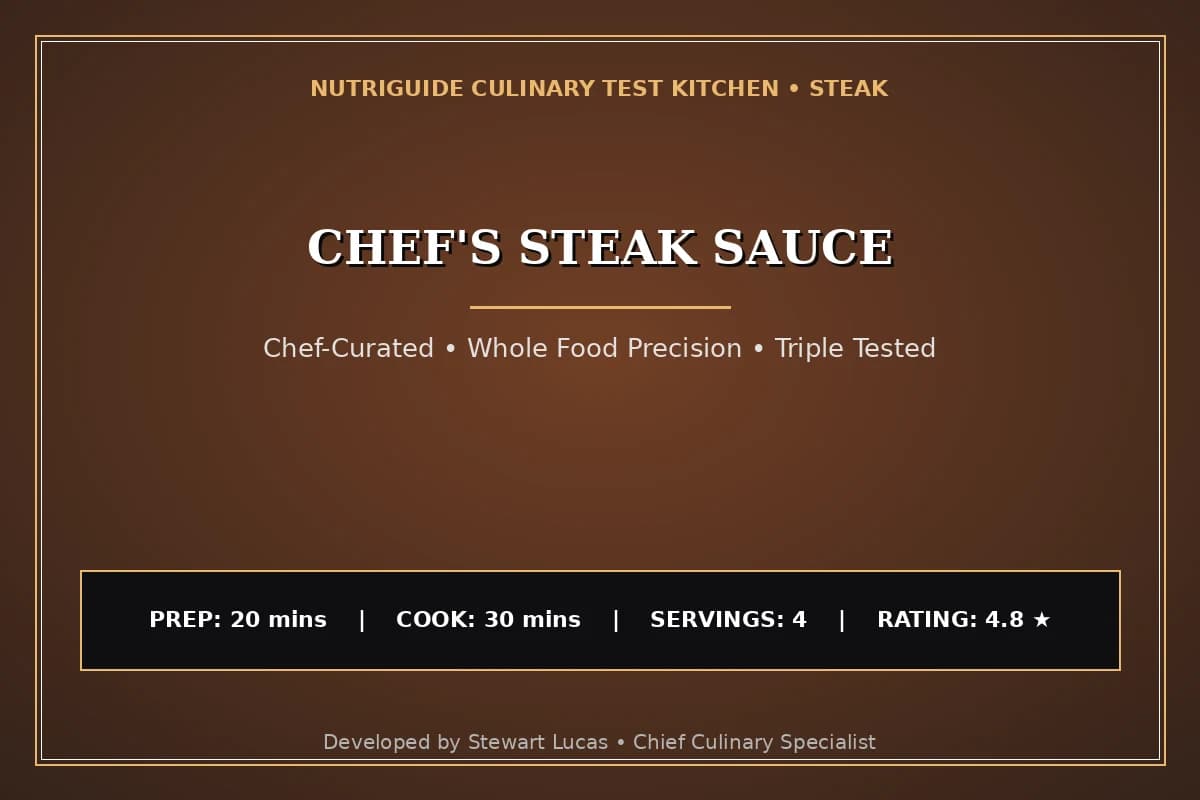 Chef'S Steak Sauce
