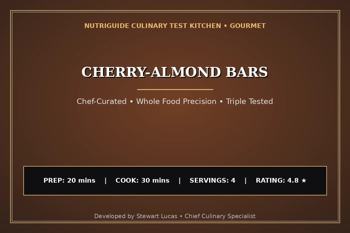 Cherry-Almond Bars