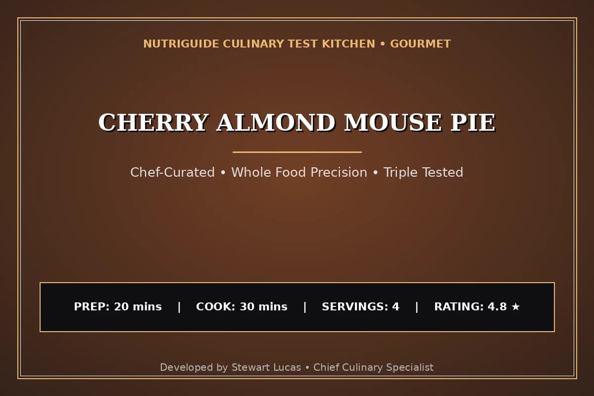 Cherry Almond Mouse Pie
