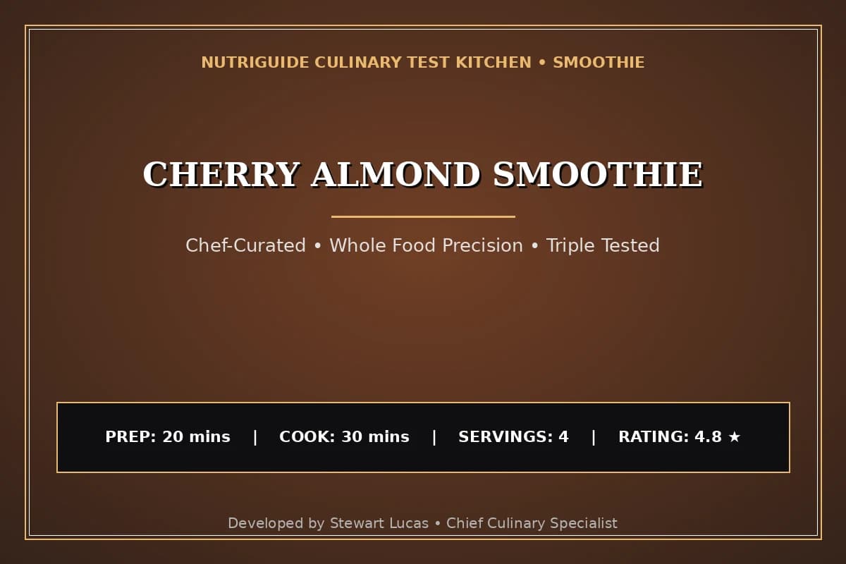 Cherry Almond Smoothie