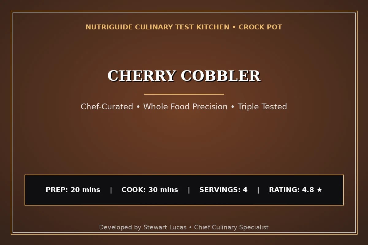Cherry Cobbler