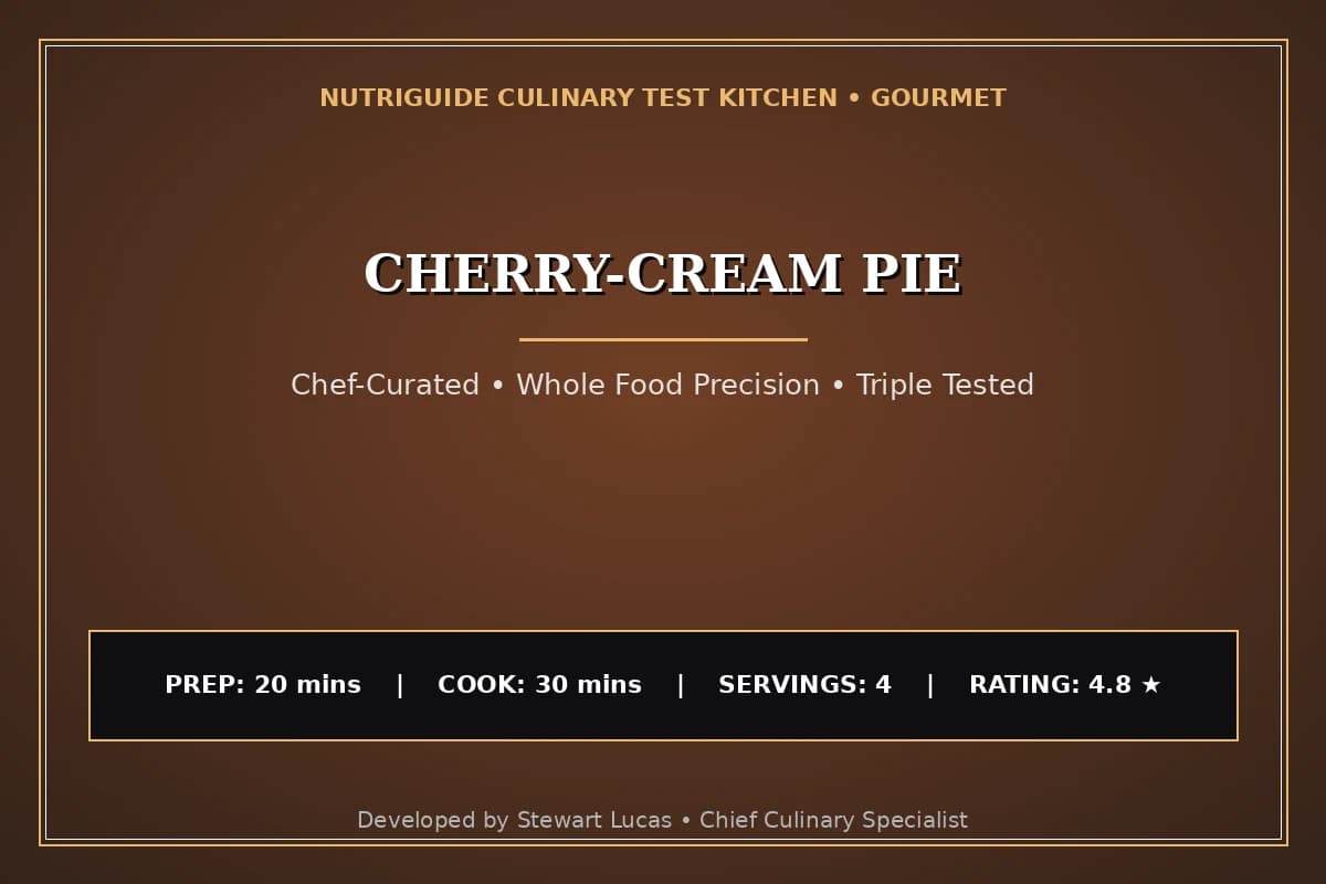 Cherry-Cream Pie