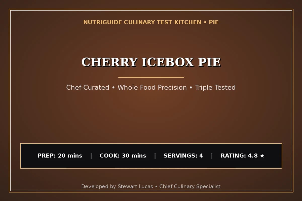 Cherry Icebox Pie