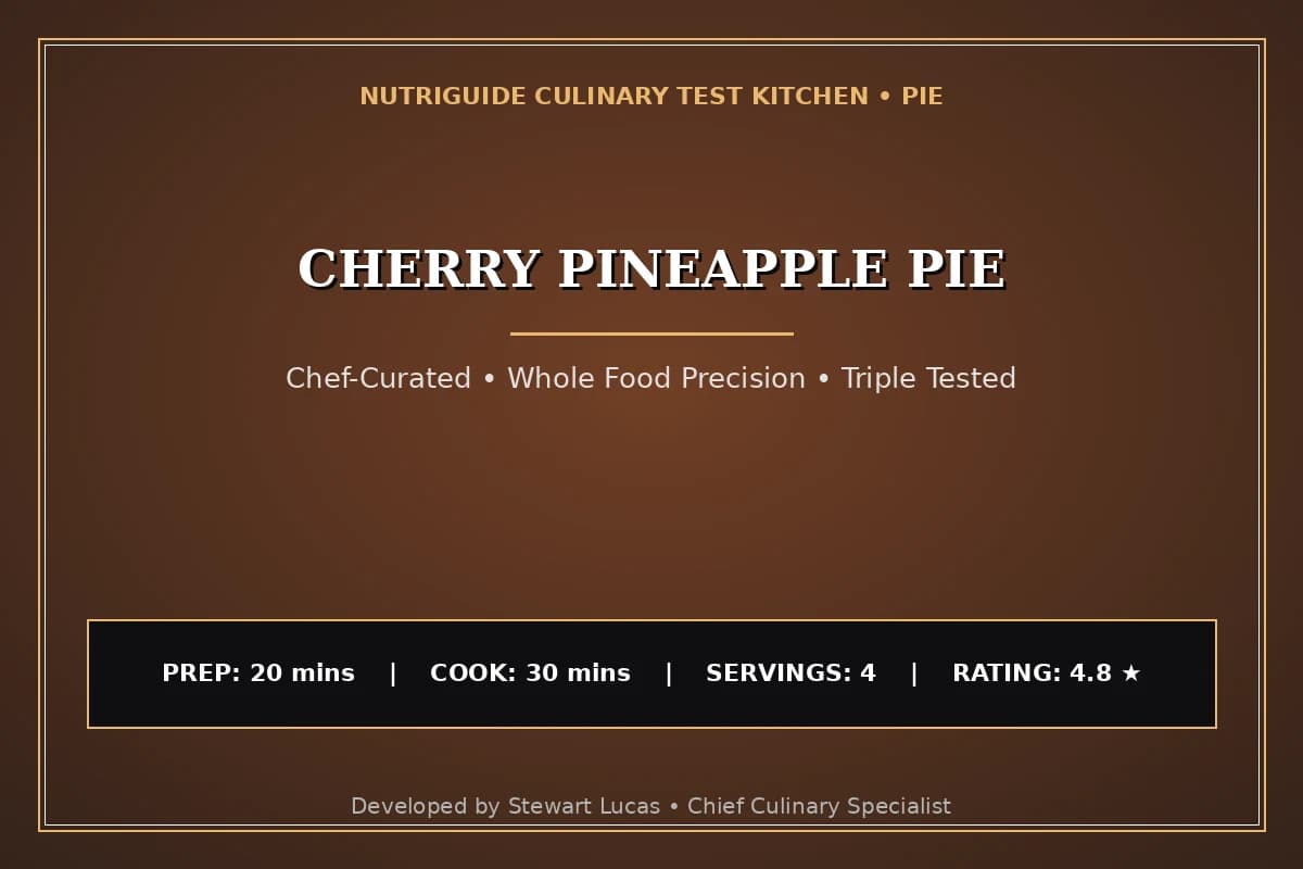 Cherry Pineapple Pie