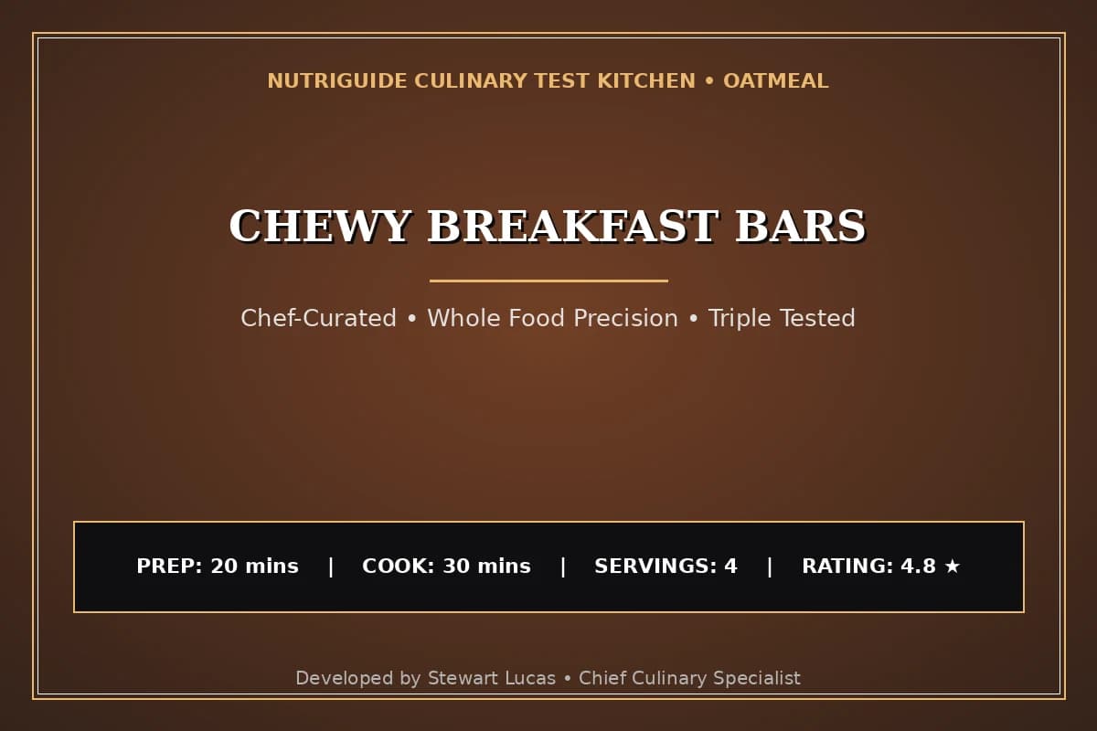 Chewy Breakfast Bars