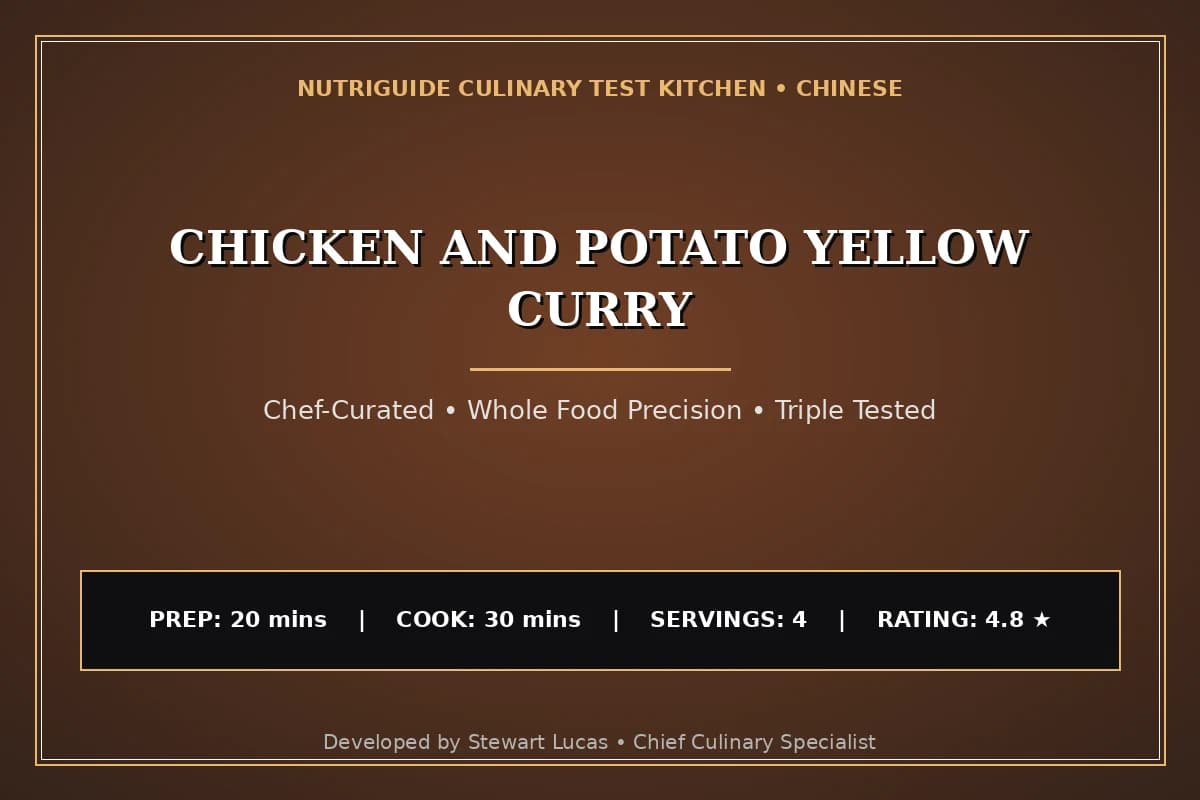Chicken And Potato Yellow Curry