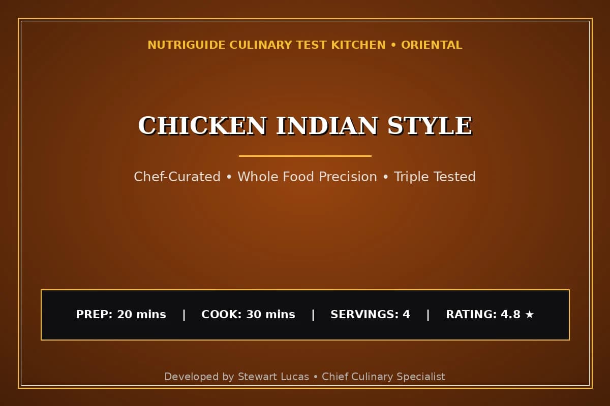 Chicken Indian Style