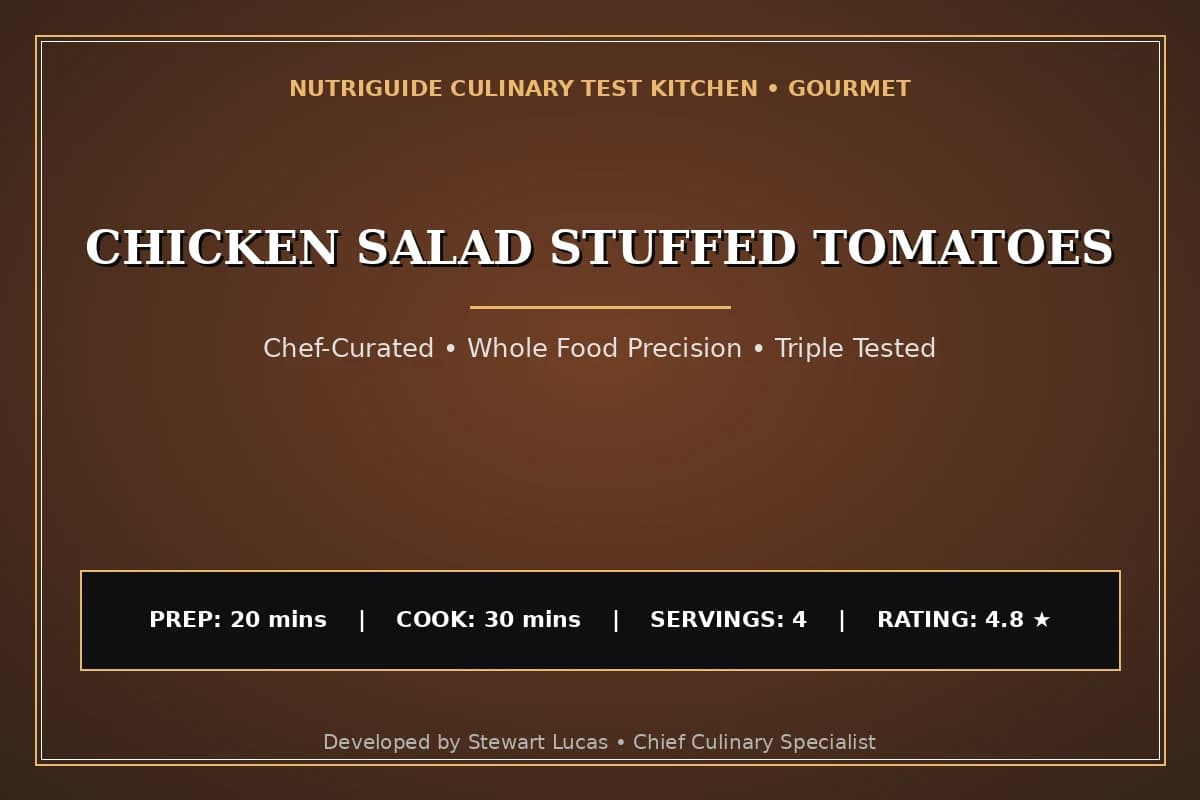 Chicken Salad Stuffed Tomatoes