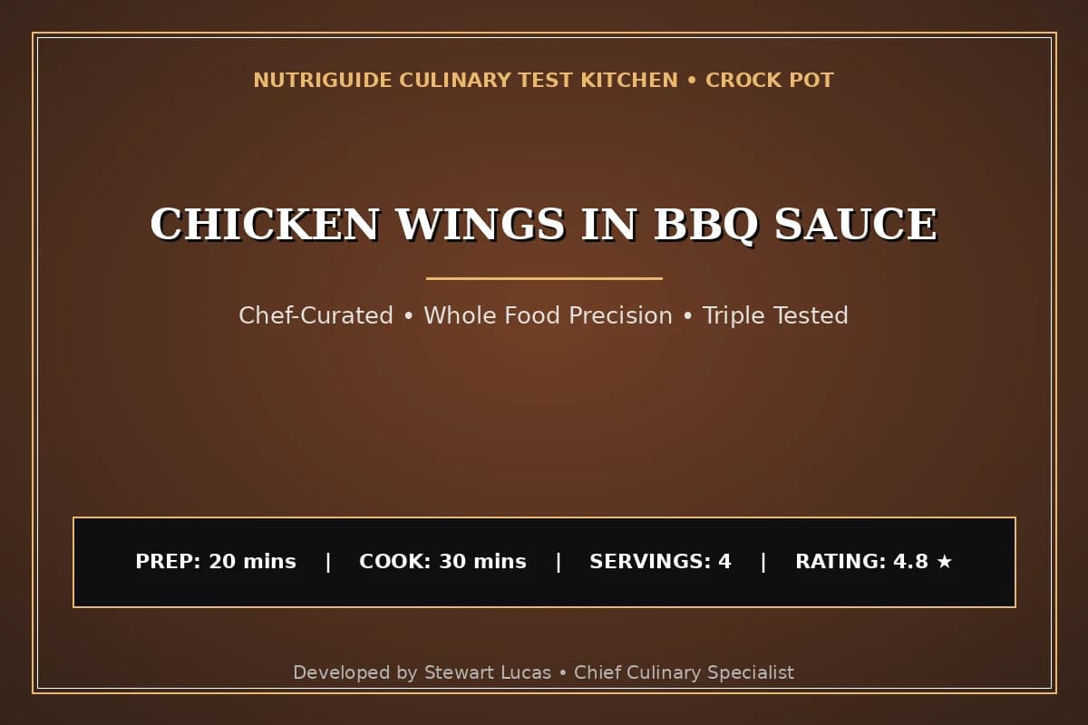 Chicken Wings In Bbq Sauce