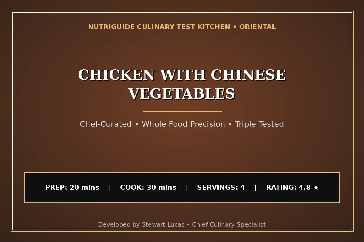 Chicken With Chinese Vegetables