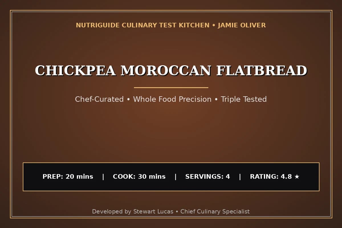 Chickpea Moroccan Flatbread