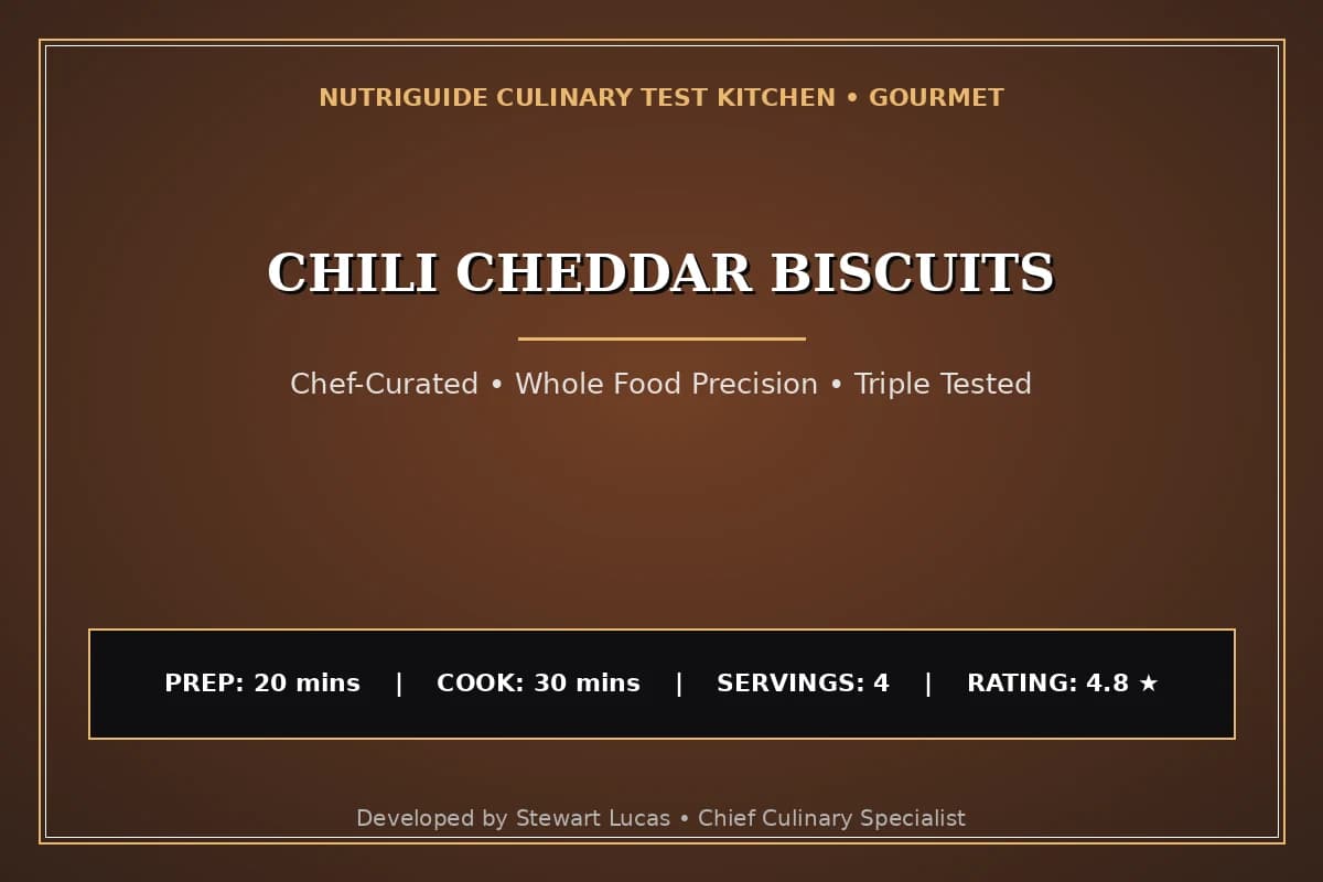 Chili Cheddar Biscuits