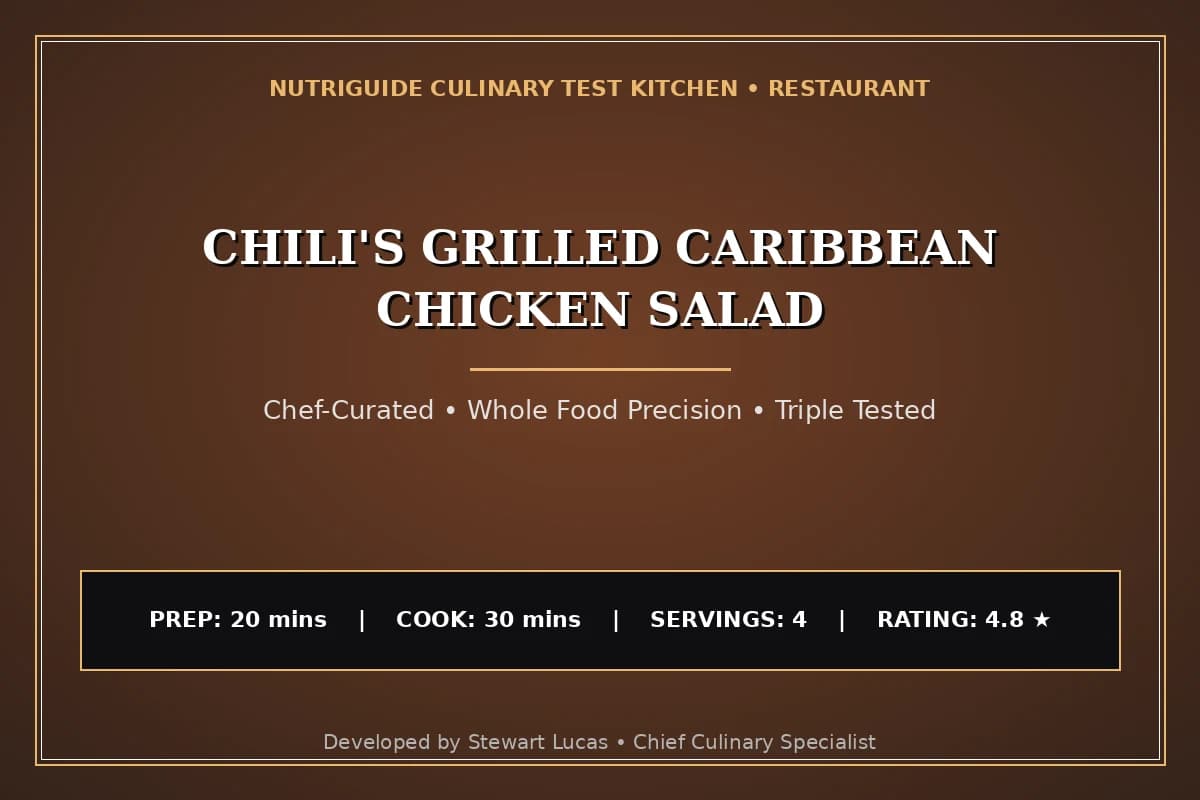 Chili'S Grilled Caribbean Chicken Salad
