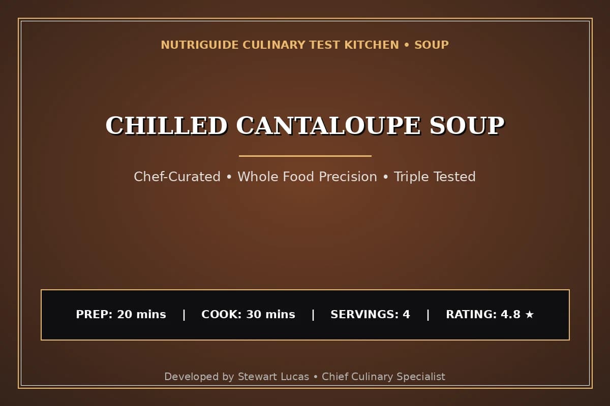 Chilled Cantaloupe Soup