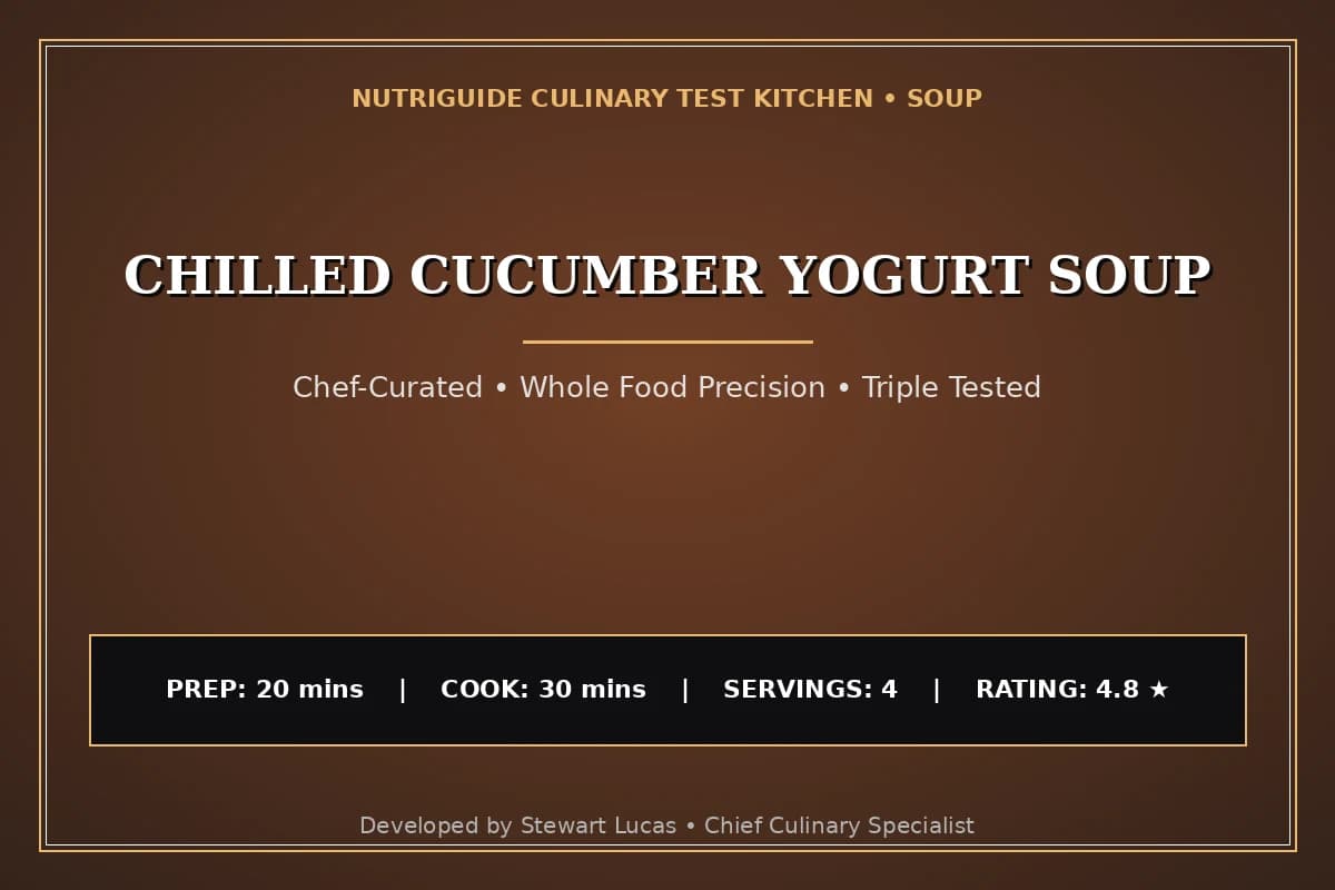 Chilled Cucumber Yogurt Soup