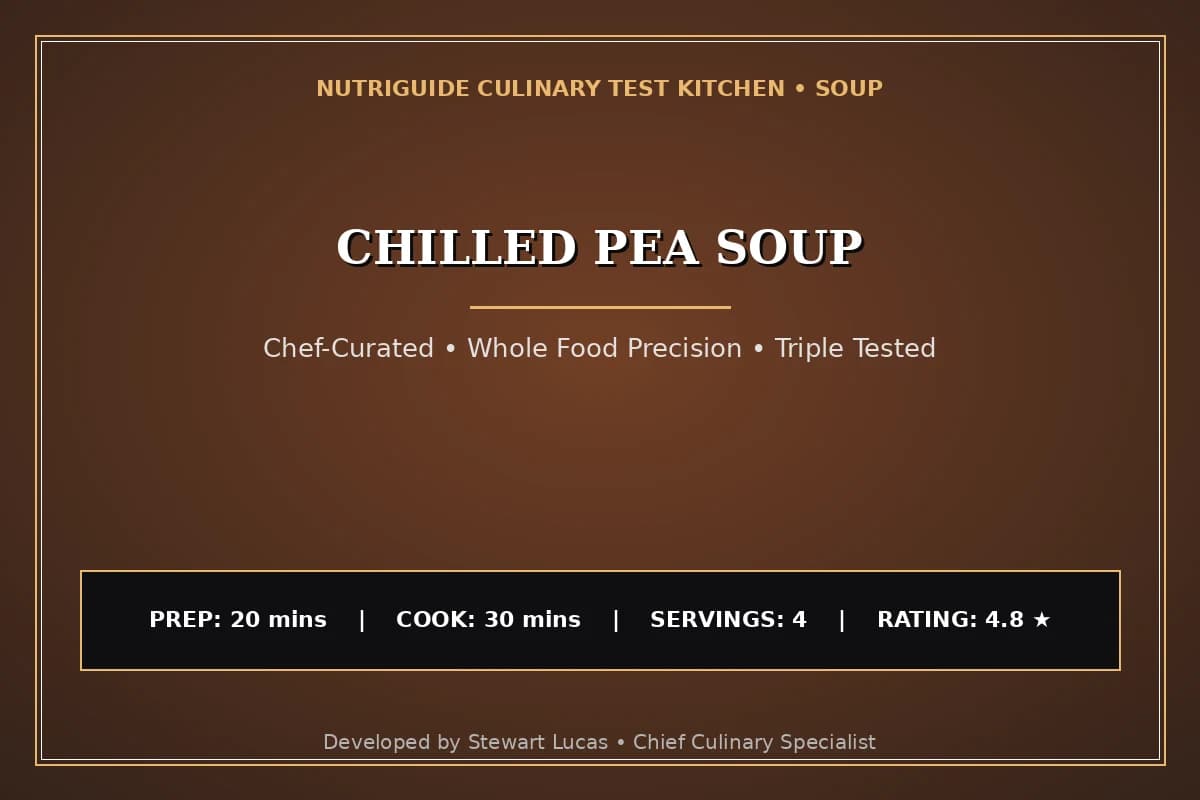 Chilled Pea Soup
