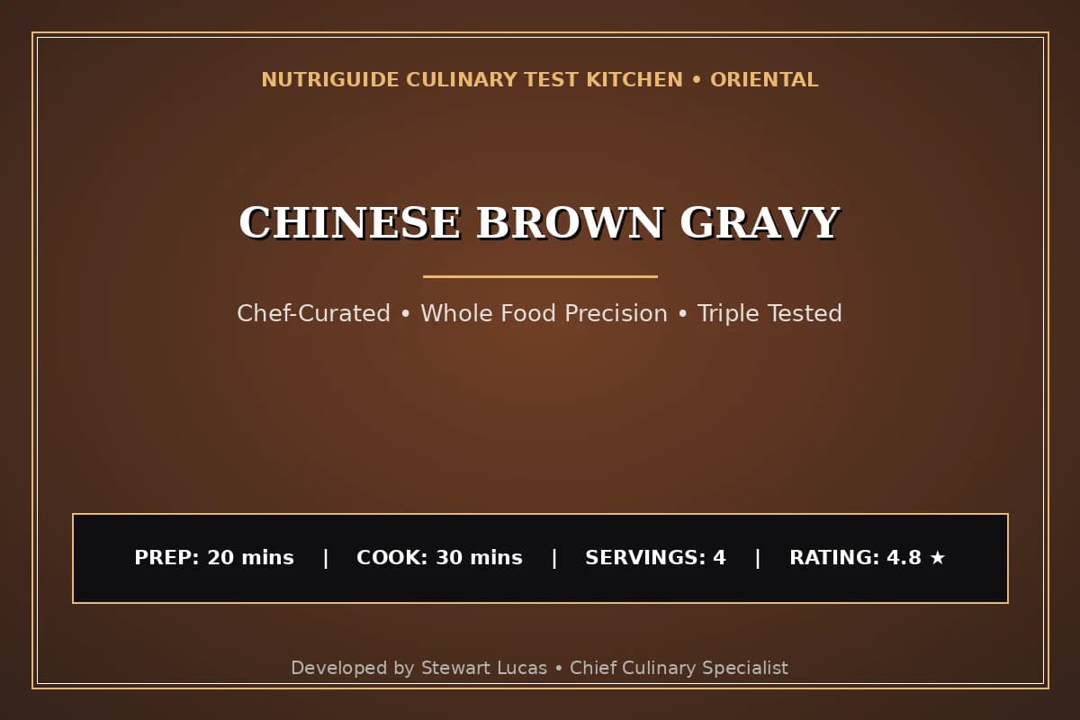 Chinese Brown Gravy