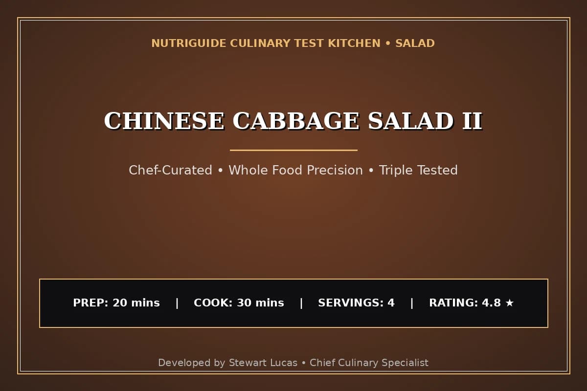 Chinese Cabbage Salad Ii