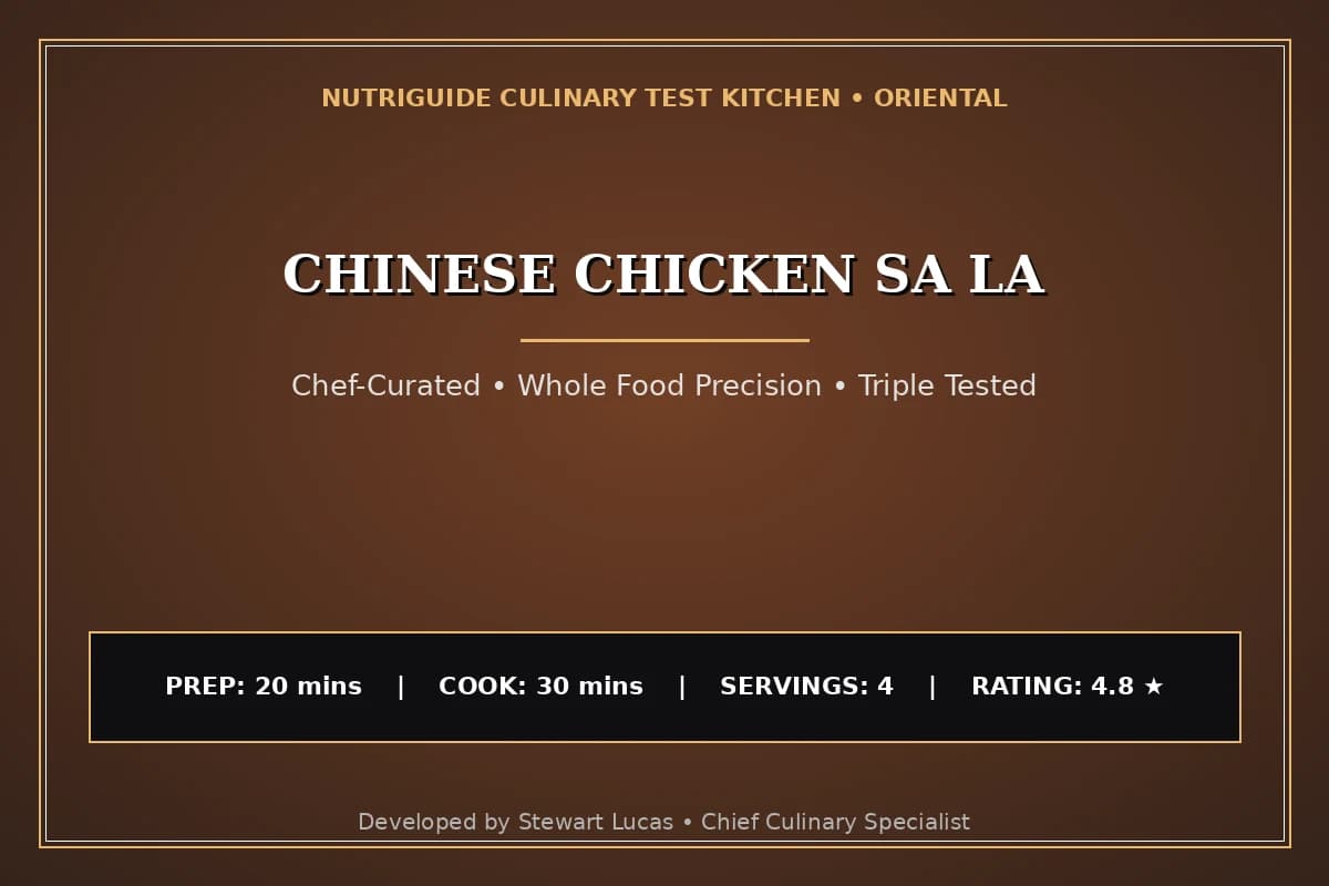 Chinese Chicken Sa La