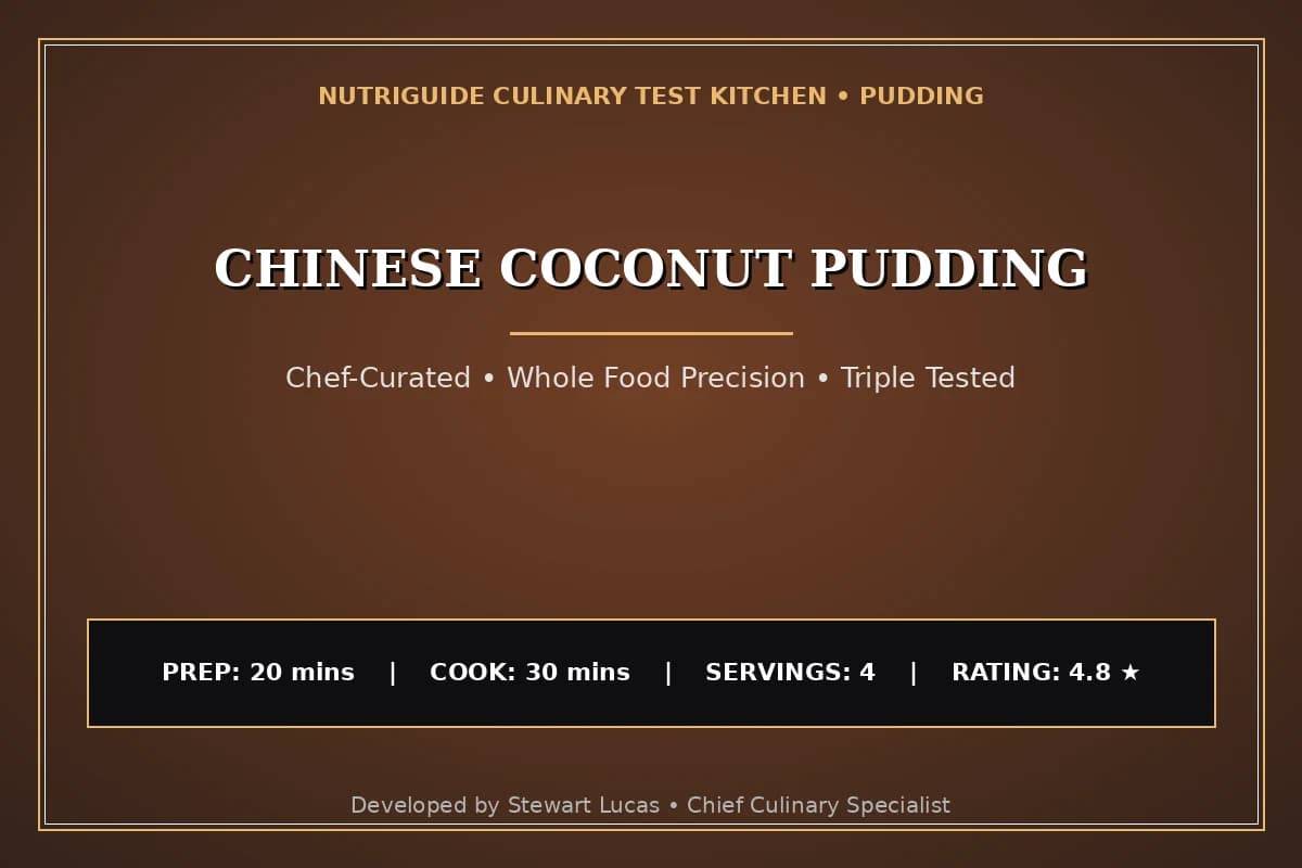 Chinese Coconut Pudding