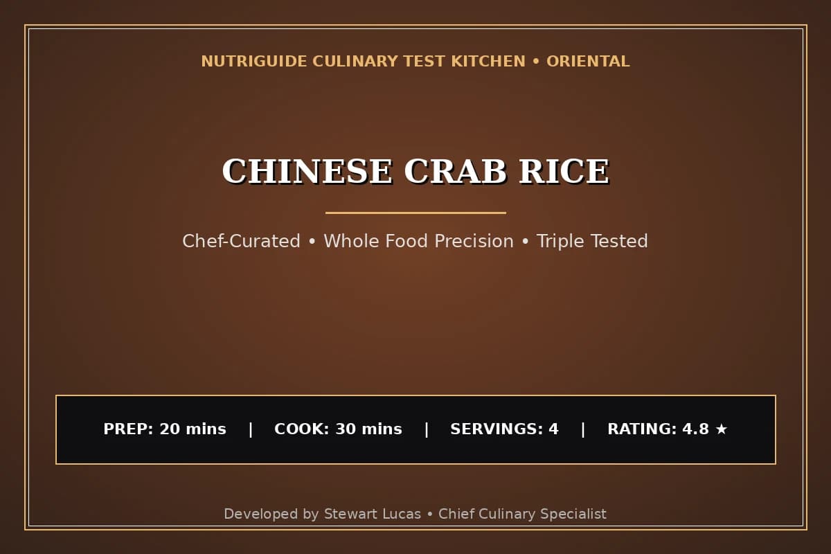Chinese Crab Rice