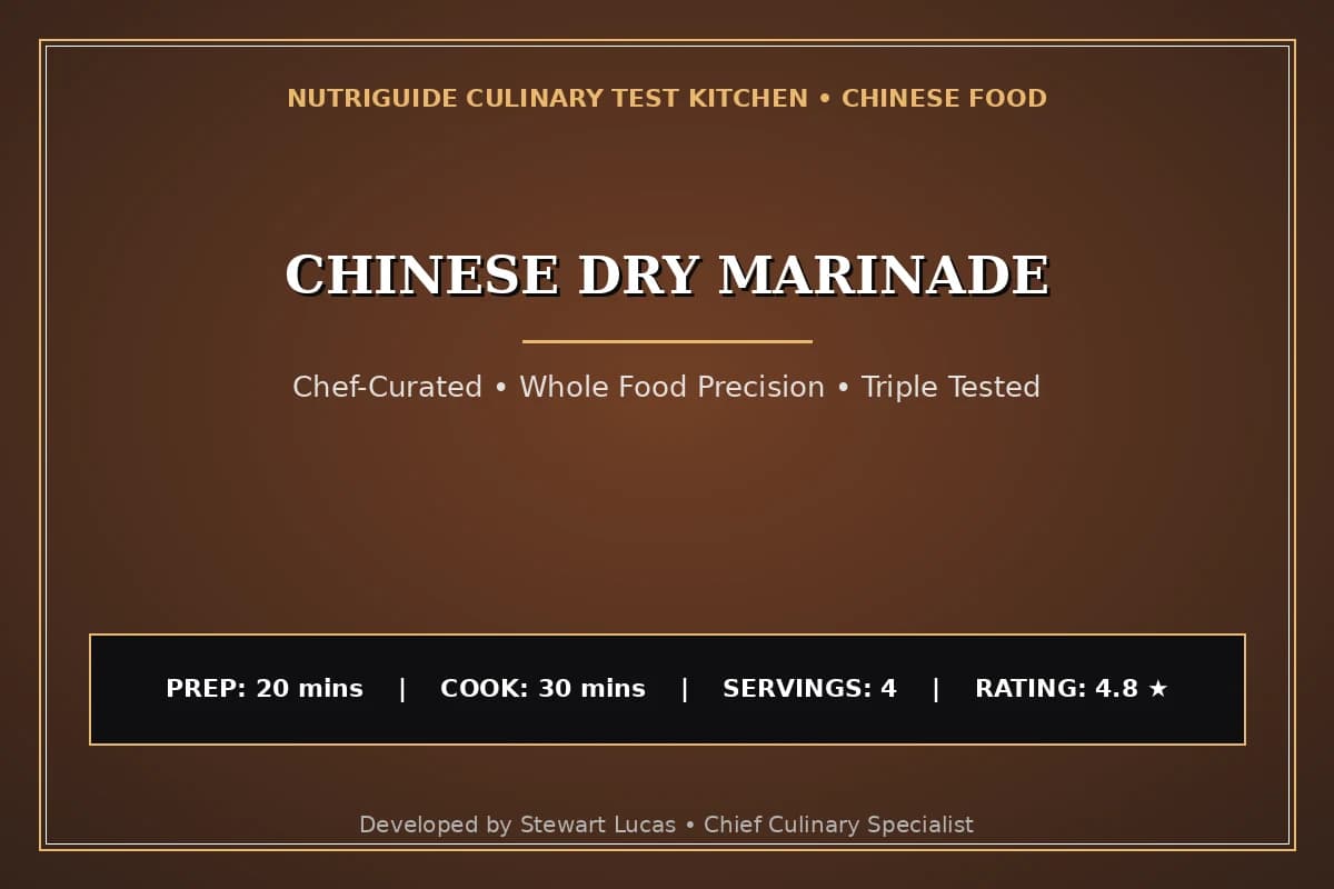 Chinese Dry Marinade