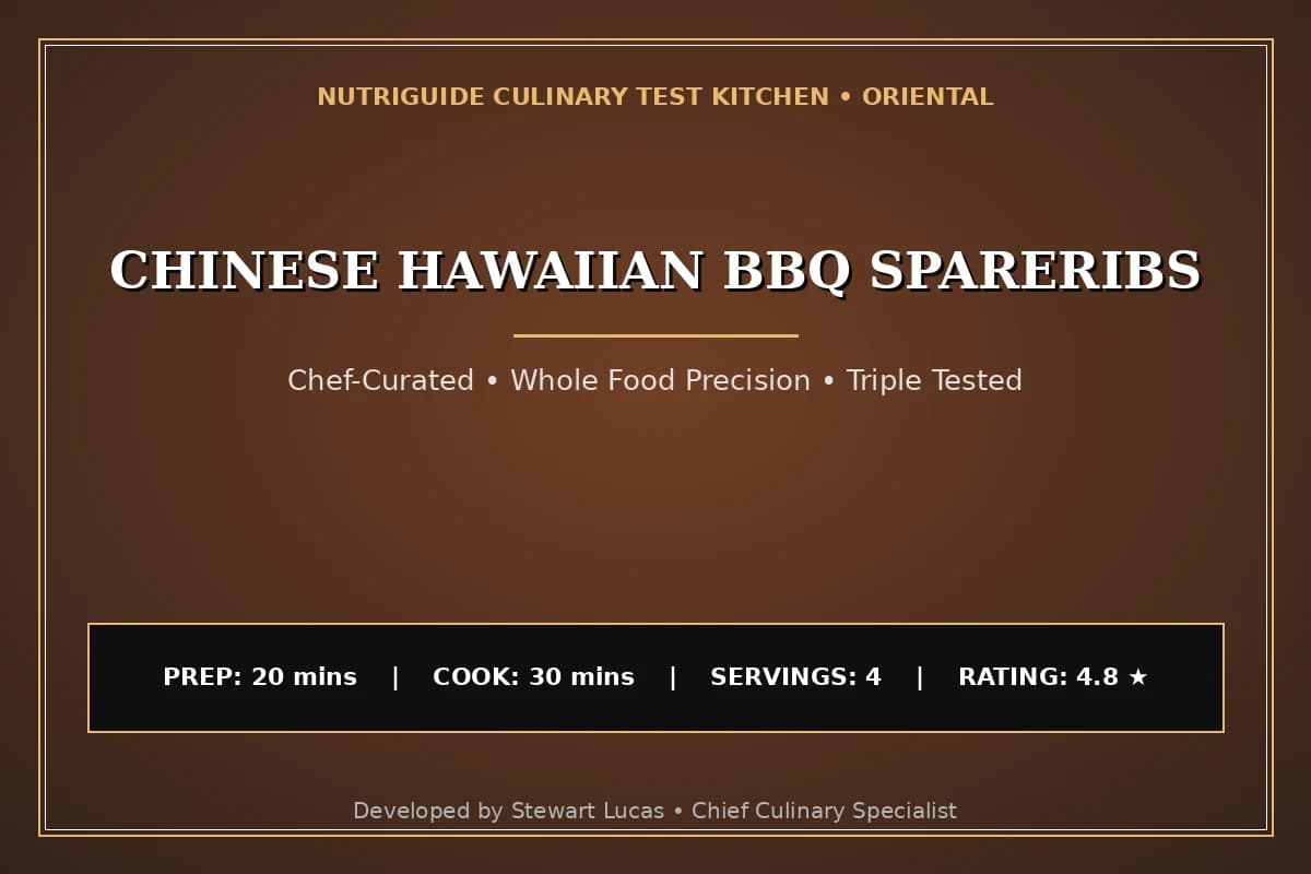 Chinese Hawaiian Bbq Spareribs