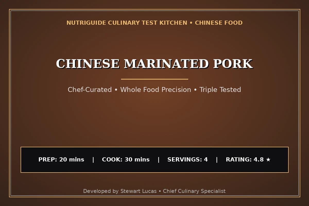 Chinese Marinated Pork
