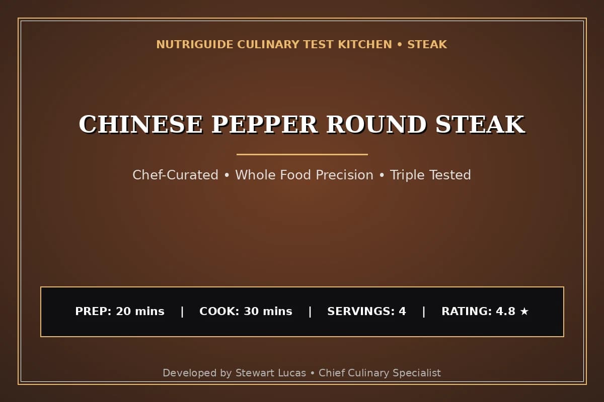 Chinese Pepper Round Steak