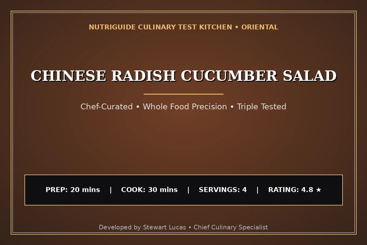 Chinese Radish Cucumber Salad