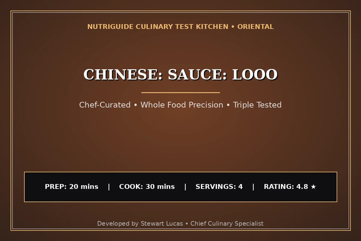 Chinese: Sauce: Looo