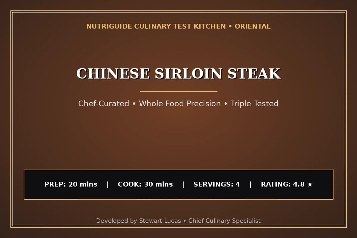 Chinese Sirloin Steak