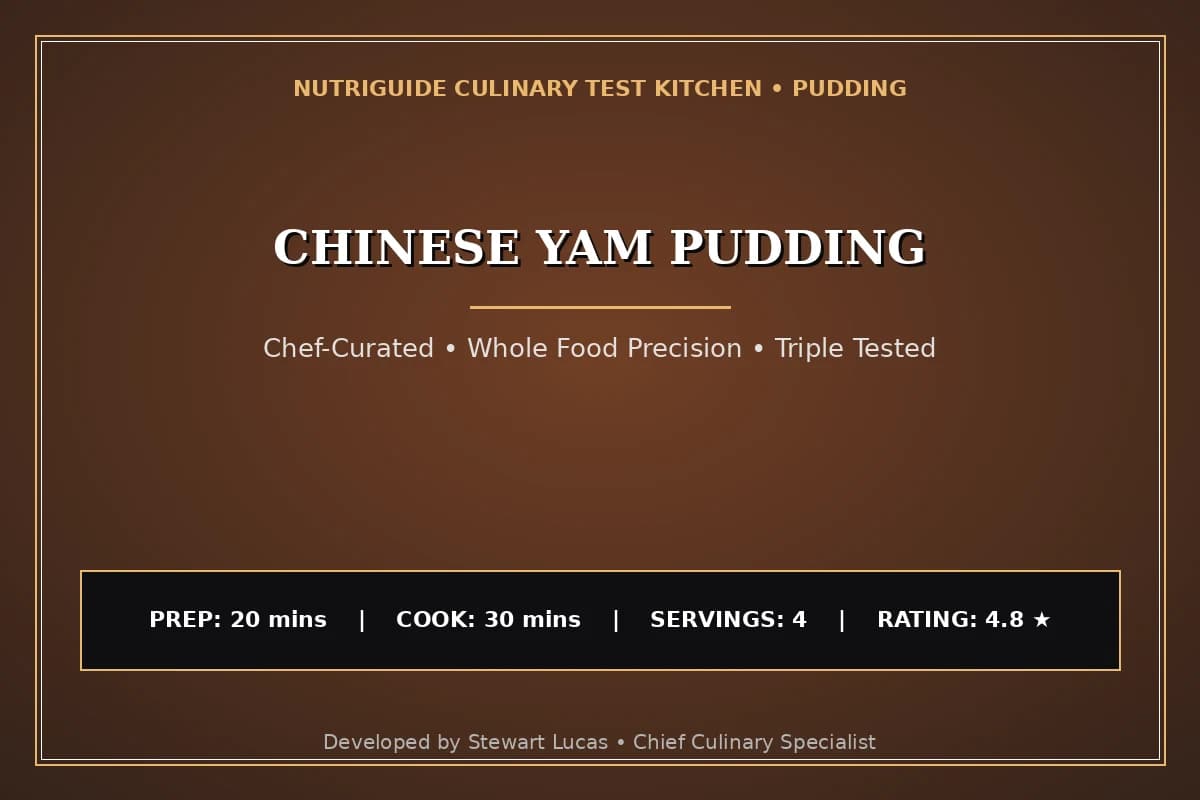 Chinese Yam Pudding