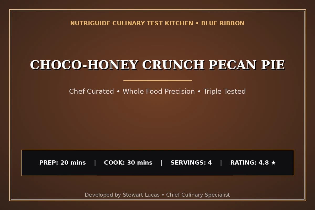 Choco-Honey Crunch Pecan Pie