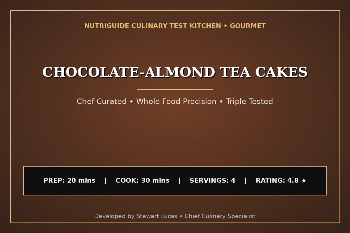 Chocolate-Almond Tea Cakes