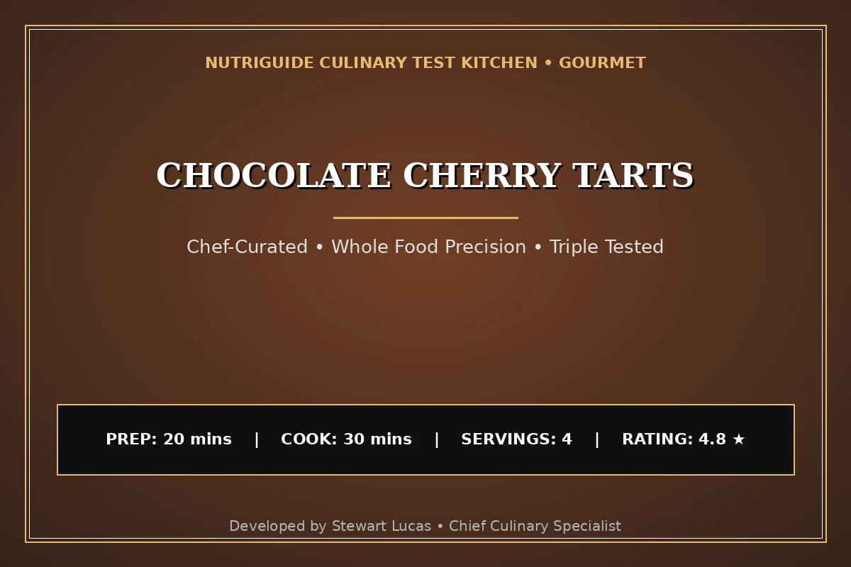 Chocolate Cherry Tarts