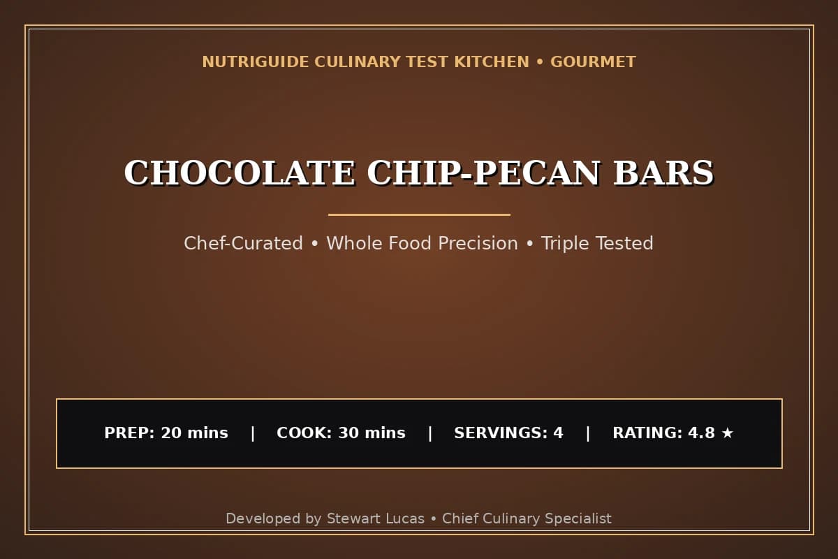 Chocolate Chip-Pecan Bars