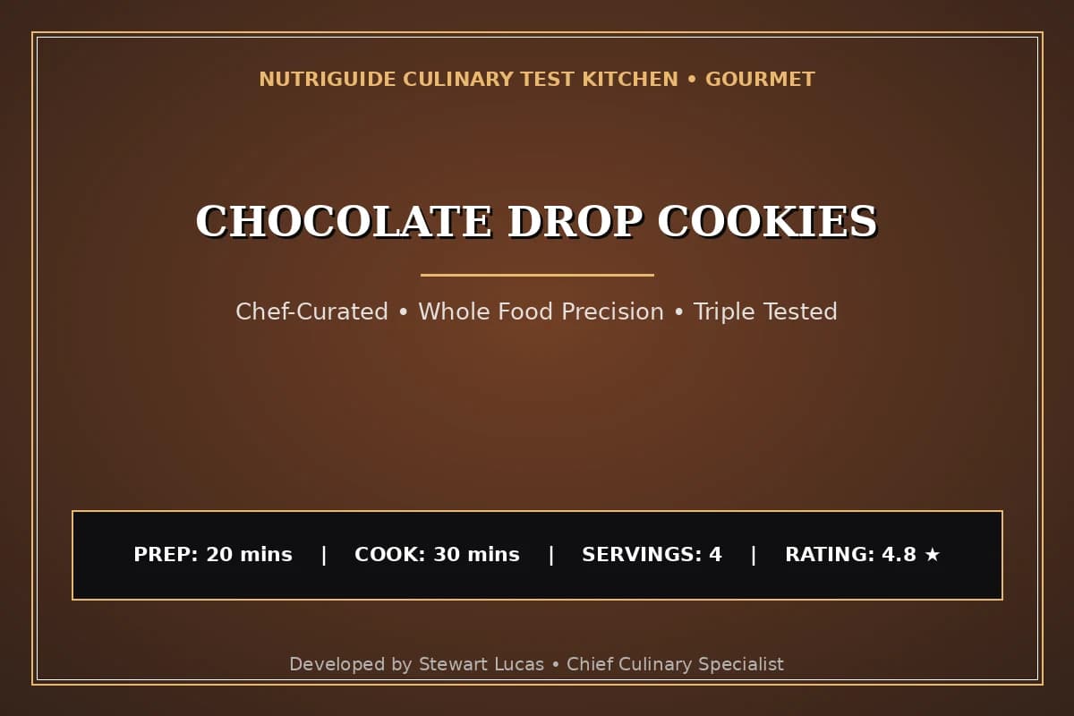 Chocolate Drop Cookies
