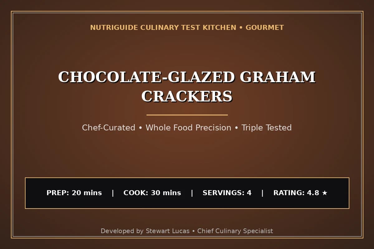 Chocolate-Glazed Graham Crackers